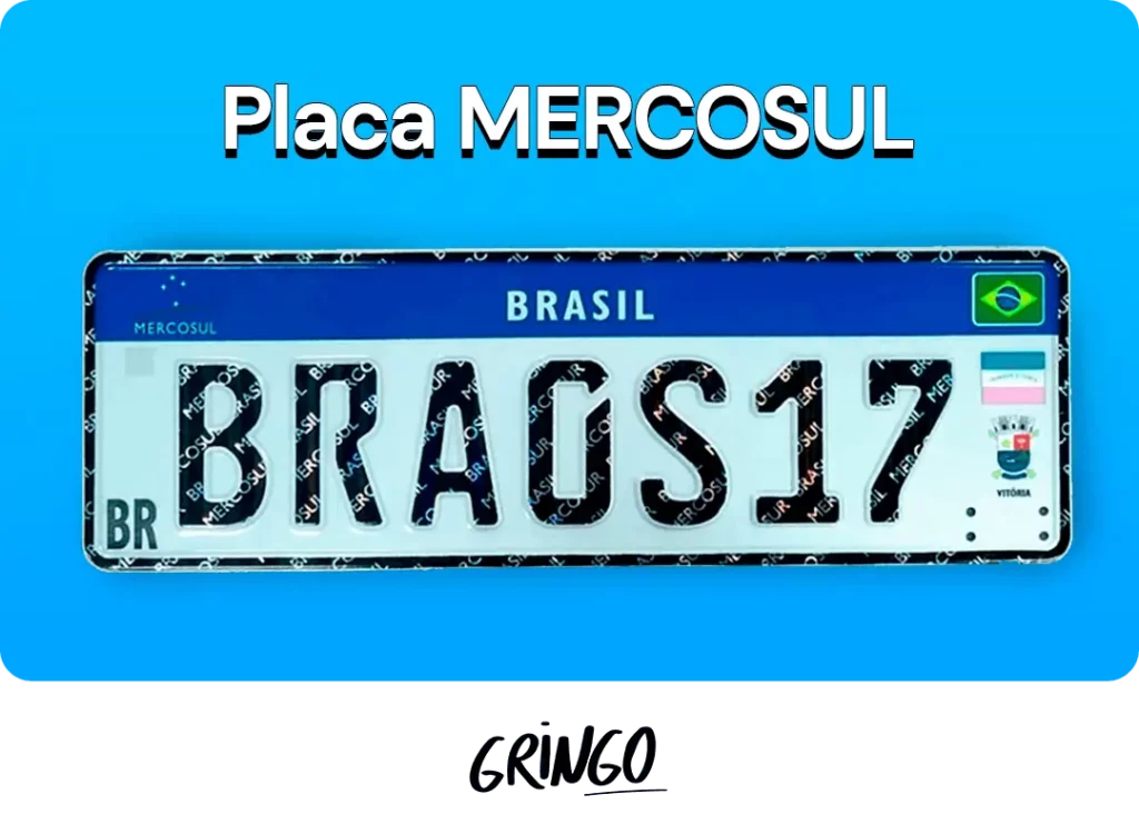 placa mercosul