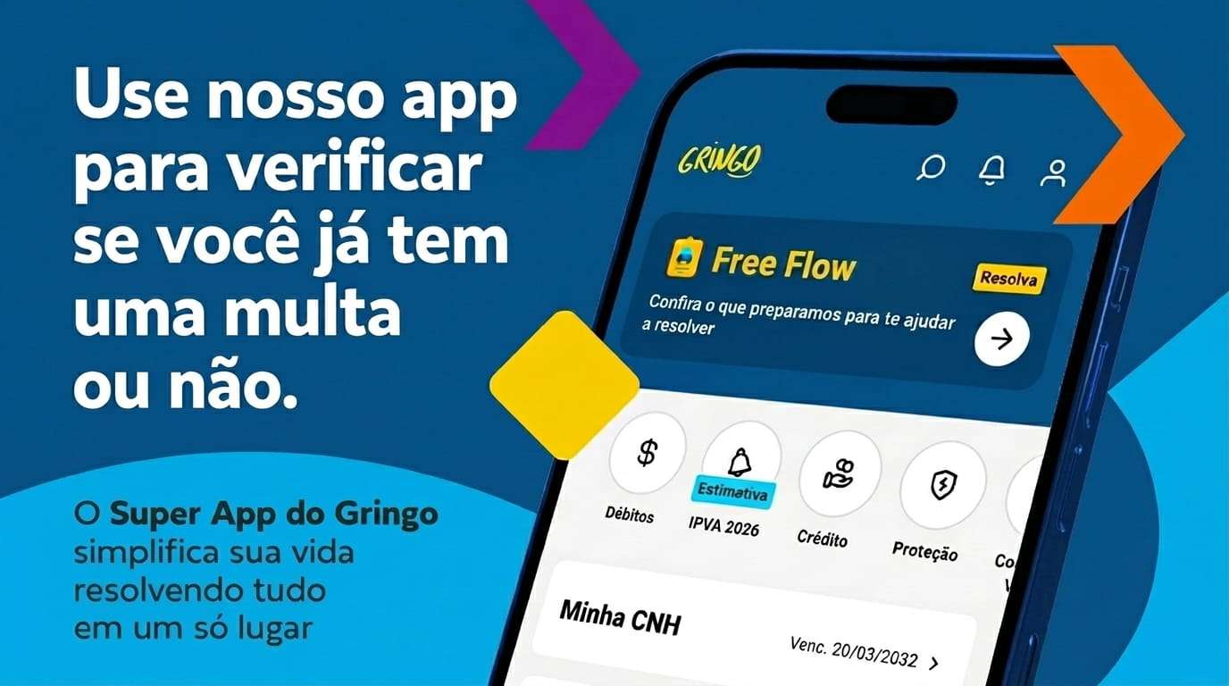 banner sobre app gringo funcionalidades resolva tudo do veículo