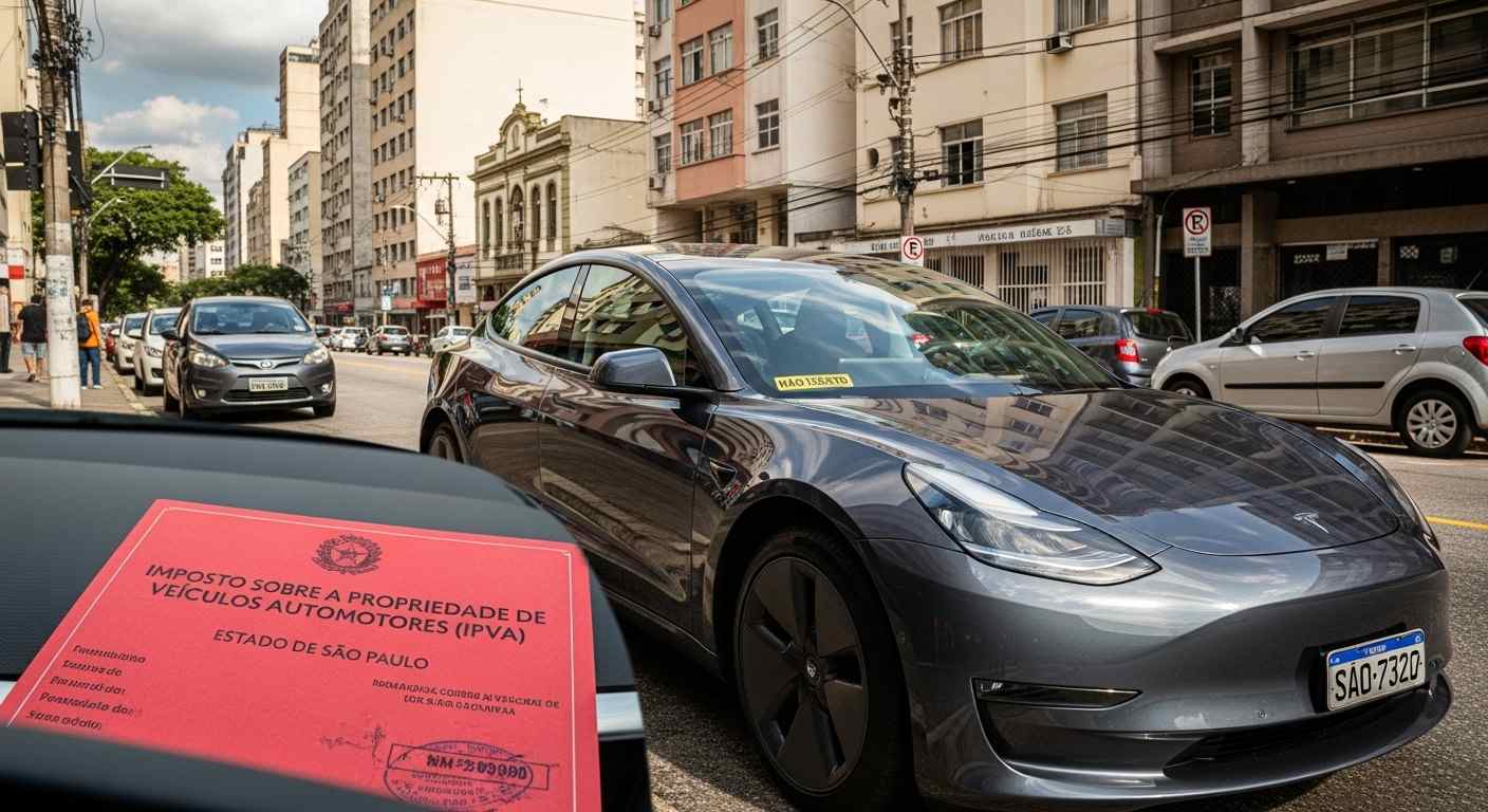 Carro elétrico não tem isenção de IPVA em São Paulo