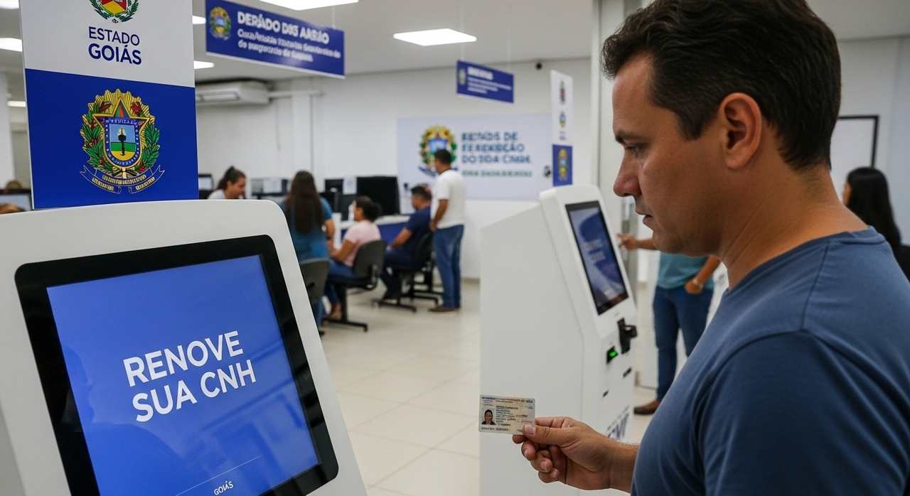 Renovar a CNH em GO: passo a passo atualizado com renovação automática