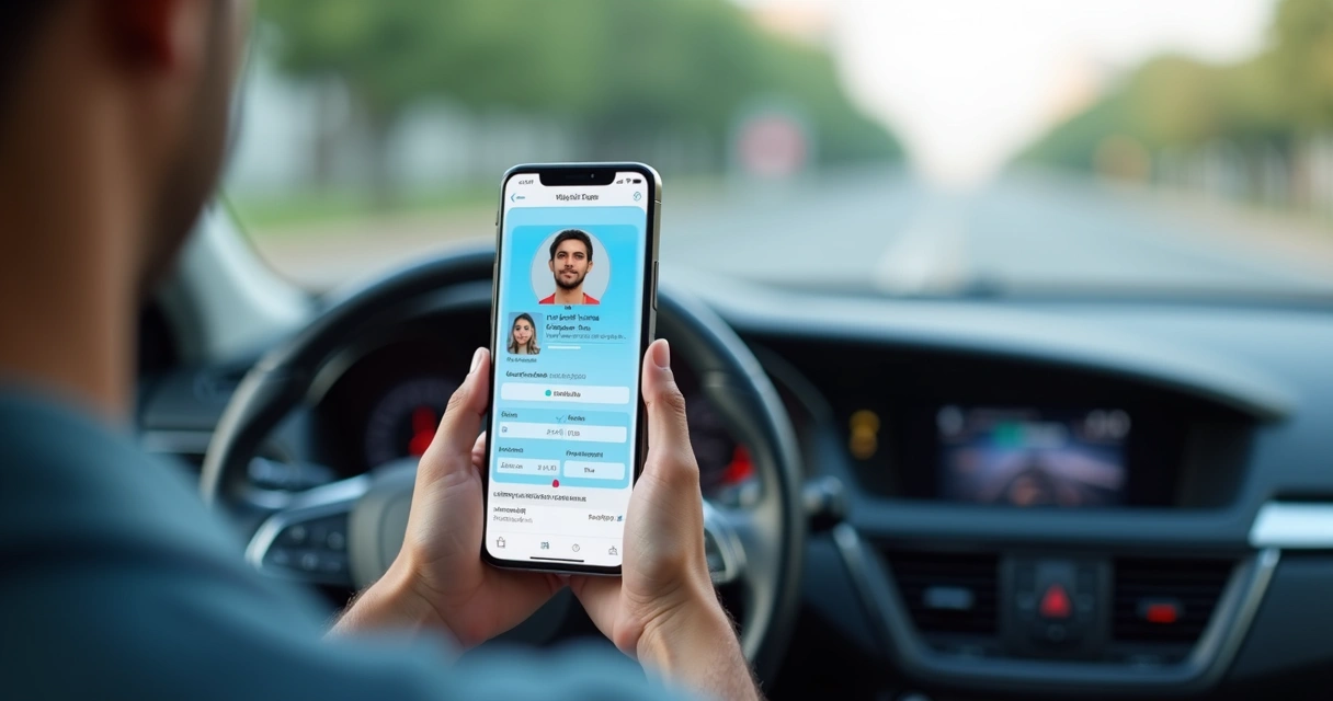 Motorista consulta a CNH Digital pelo celular para renovar a habilitação em Santa Catarina