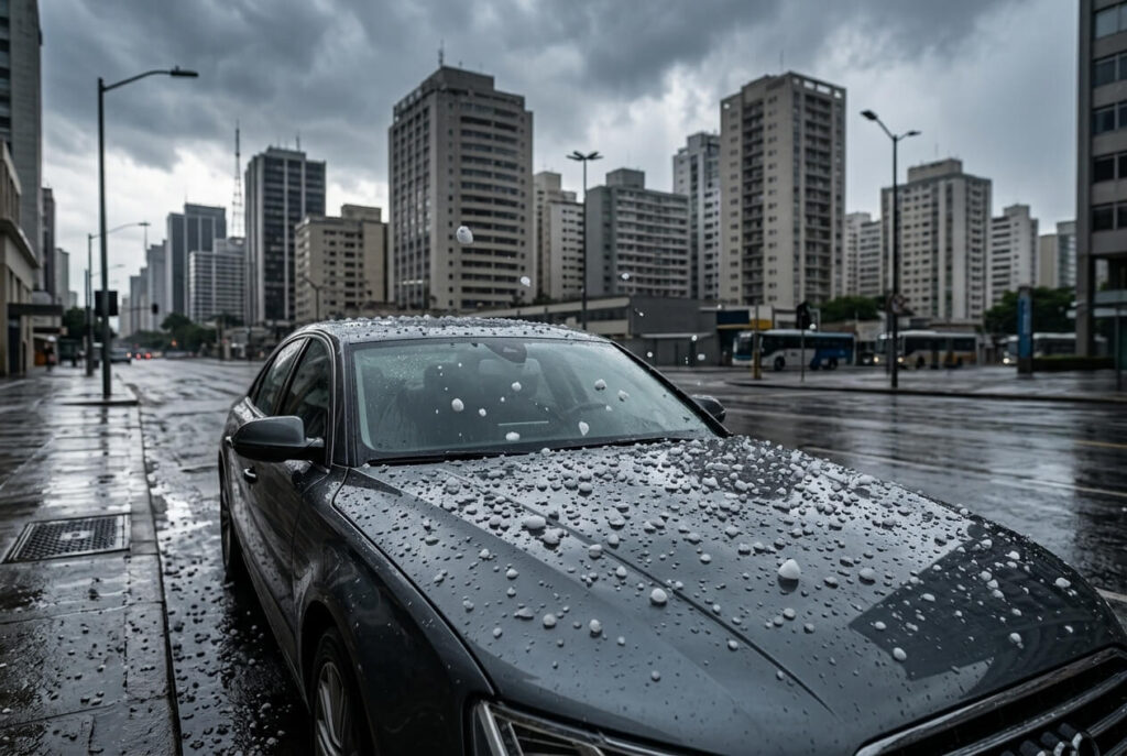 Seguro de carro cobre chuva de granizo? Veja o que fazer