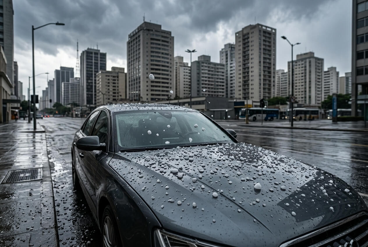Seguro de carro cobre chuva de granizo? Veja o que fazer