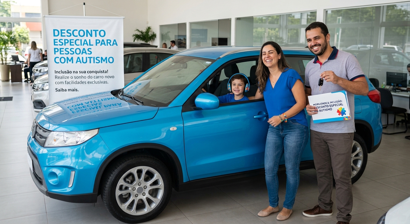 Desconto na Compra de Carro para Pessoas com Autismo